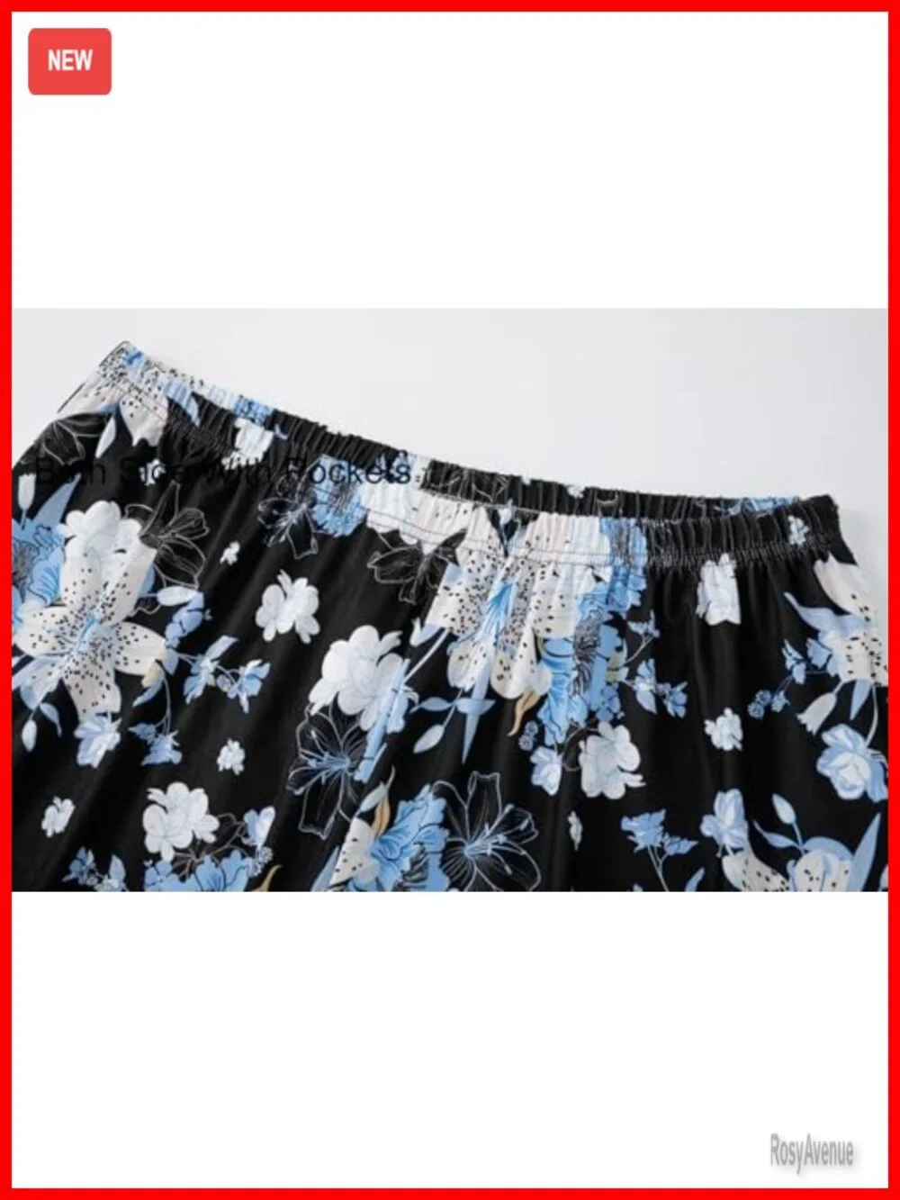Plus Size Pajama Set Short Sleeve Long Pant V-Neck Two Pockets